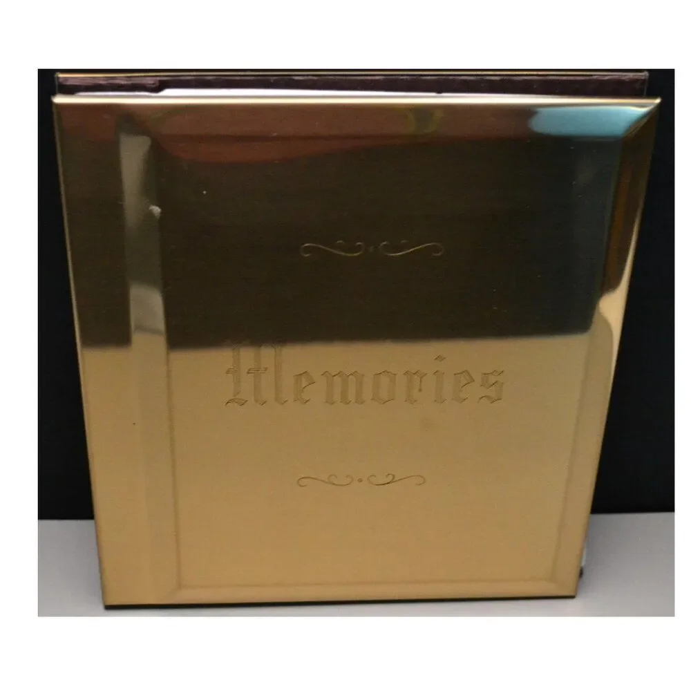 VTG Melannco Gold Tone Photo Album New In Box Never Used Special Memories Gift